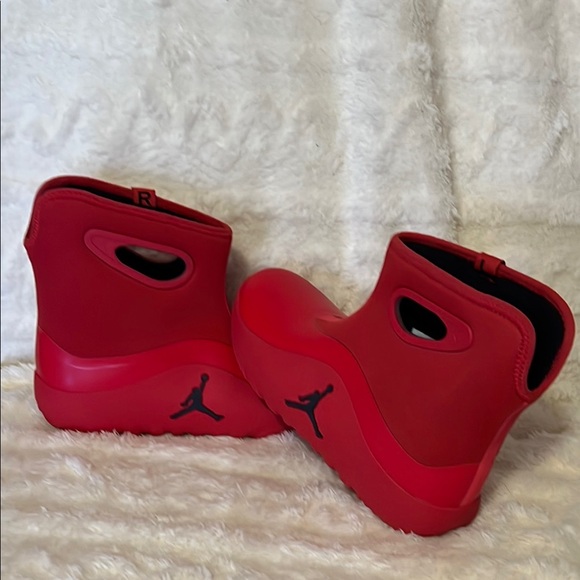 Jordan LiL Drips Red Ankle Boots Waterproof Neoprene Size 3Y - Picture 14 of 14